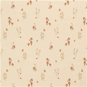 TRICOT 200GSM BIO NATURAL DIGI BIRDS