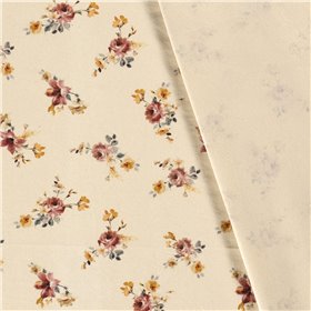 TRICOT 200GSM BIO NATURAL DIGI FLOWERS