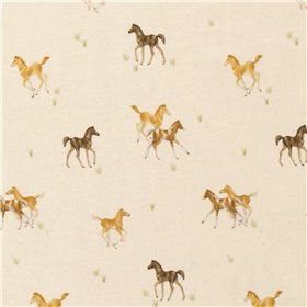 TRICOT 200GSM BIO NATURAL DIGI HORSES
