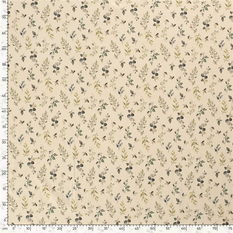 TRICOT 200GSM BIO NATURAL DIGI LEAFS