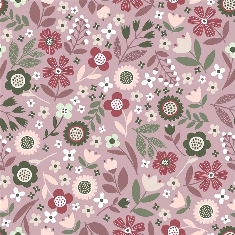 TRICOT 200GSM FLOWERS