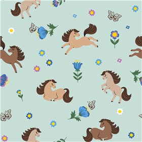 TRICOT 200GSM HORSES
