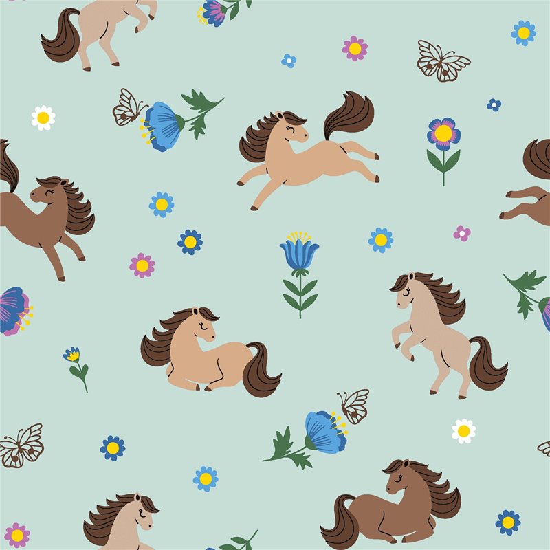 TRICOT 200GSM HORSES