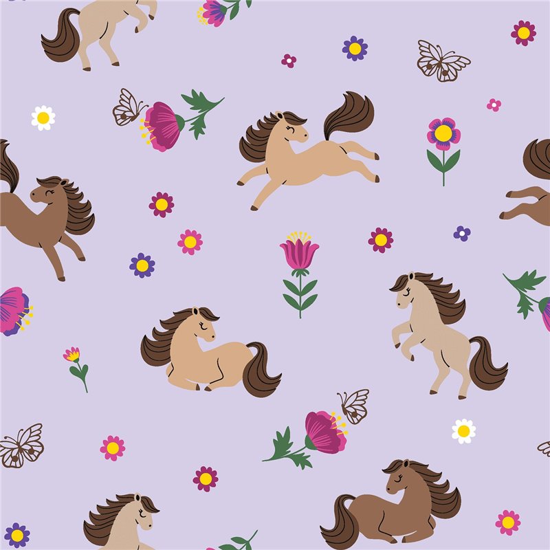 TRICOT 200GSM HORSES