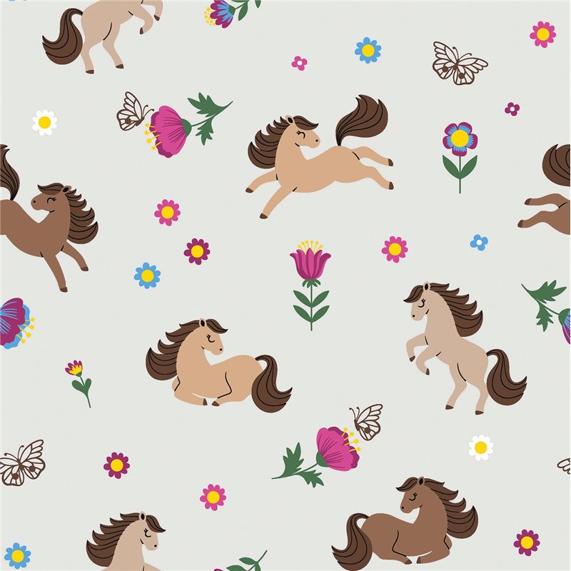 TRICOT 200GSM HORSES