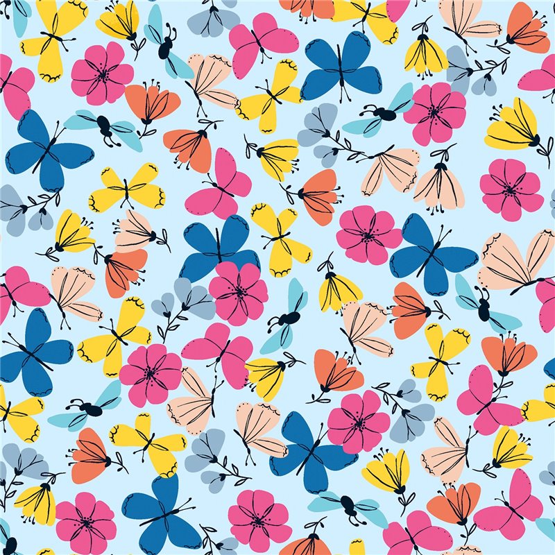 TRICOT 200GSM BUTTERFLIES