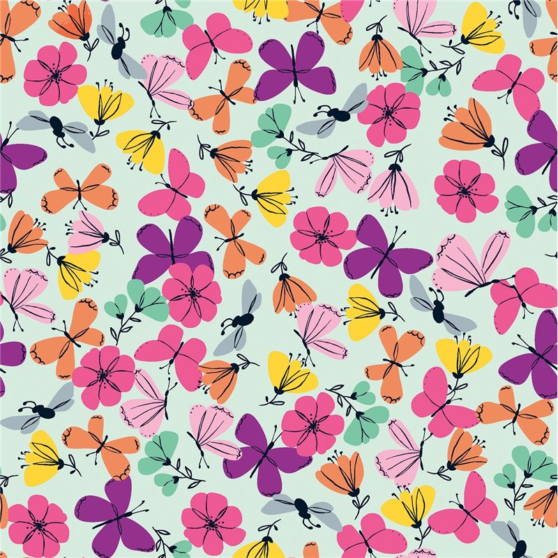 TRICOT 200GSM BUTTERFLIES