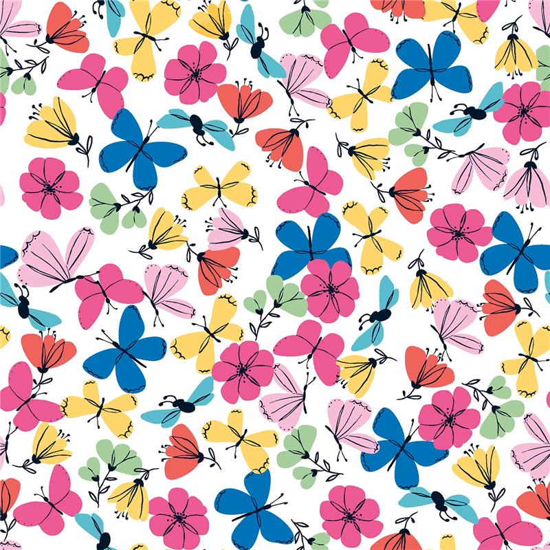TRICOT 200GSM BUTTERFLIES