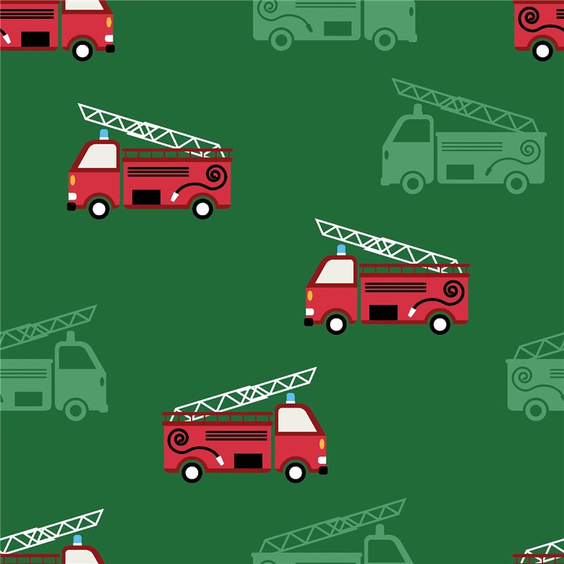 TRICOT 200GSM FIRETRUCKS