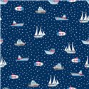 TRICOT 200GSM SAILBOATS