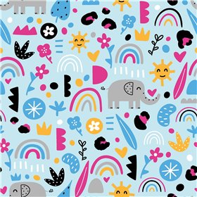 TRICOT 200GSM ELEPHANTS