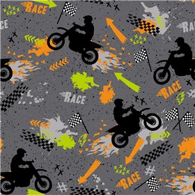 TRICOT 200GSM MOTORBIKES