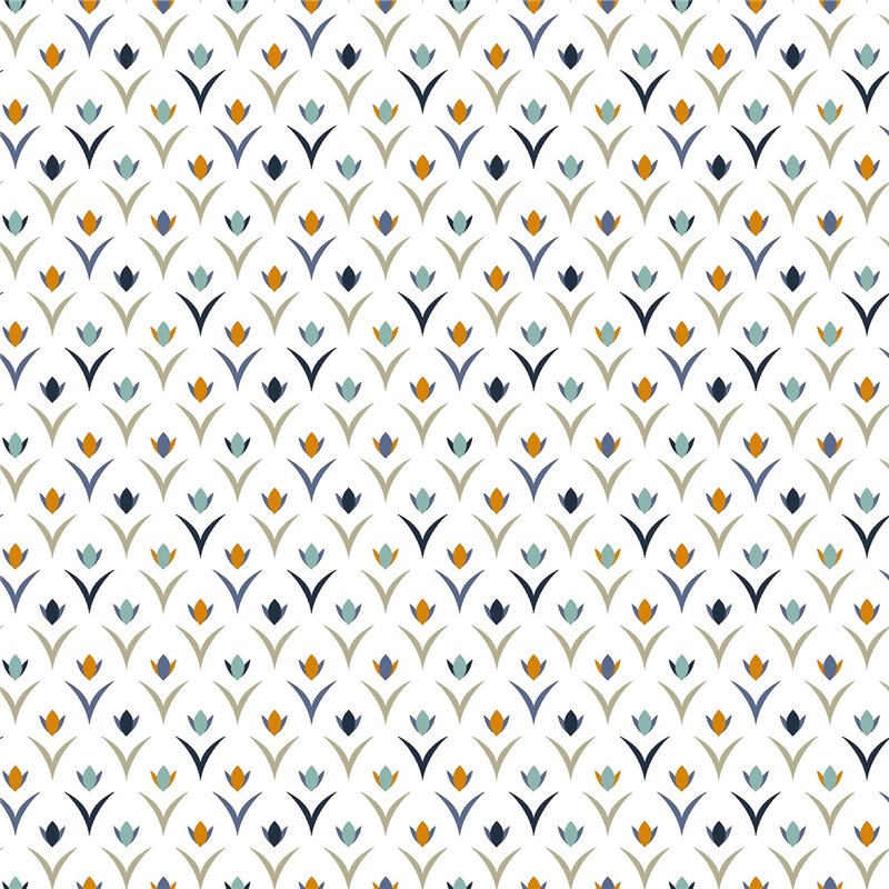 VISCOSE POPLIN TULIPS