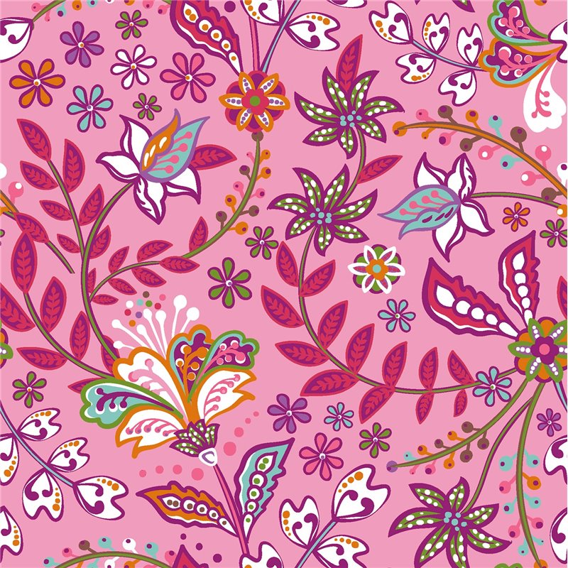 VISCOSE POPLIN FLOWERS