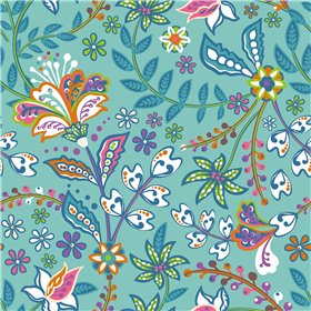VISCOSE POPLIN FLOWERS
