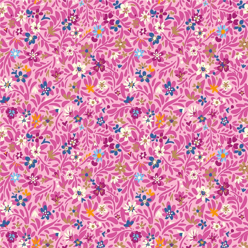 VISCOSE POPLIN FLOWERS