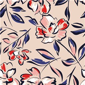 VISCOSE POPLIN FLOWERS
