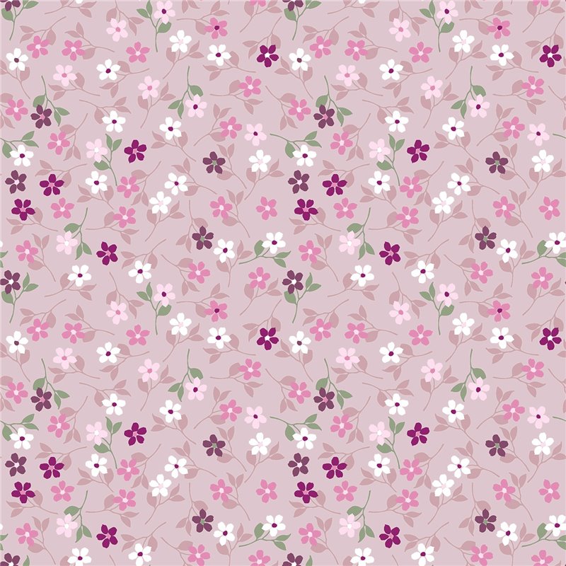 POPLIN MILLE FLEUR FLOWERS