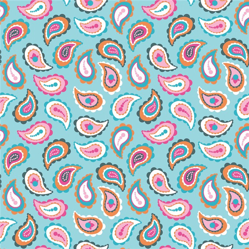 POPLIN MILLE FLEUR PAISLEY