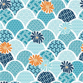 POPLIN MILLE FLEUR ABSTRACT