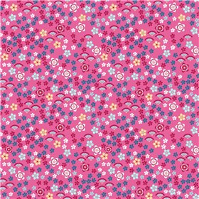 POPLIN MILLE FLEUR FLOWERS