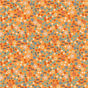 POPLIN MILLE FLEUR FLOWERS