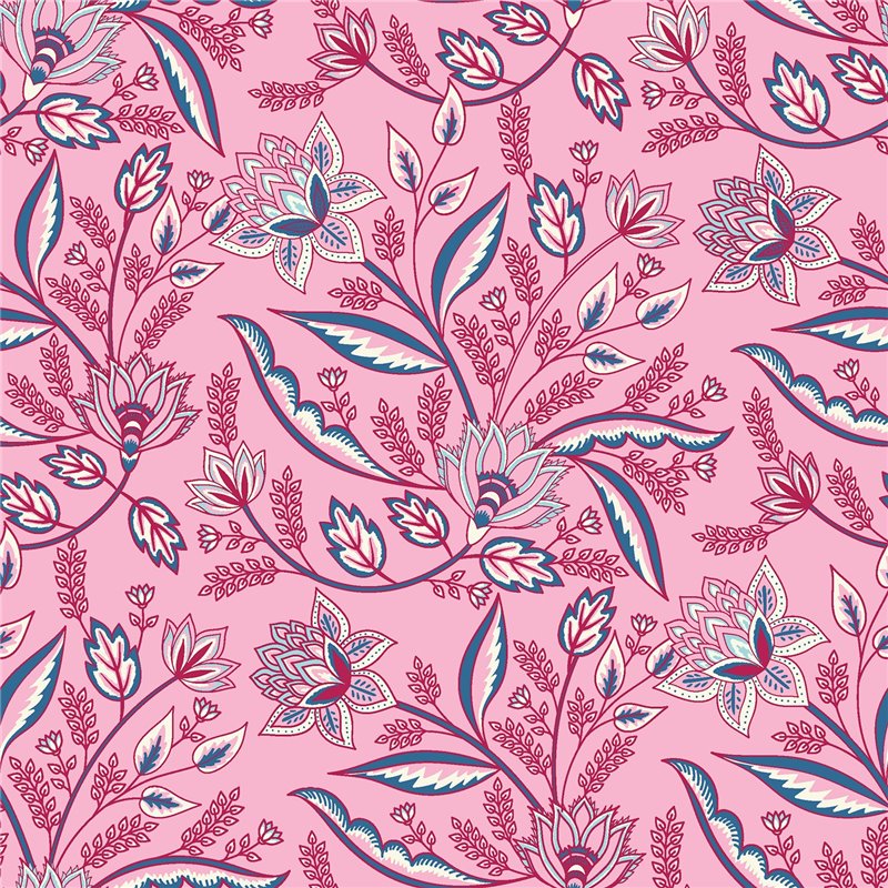 POPLIN MILLE FLEUR FLOWERS