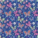 POPLIN MILLE FLEUR BUTTERFLY