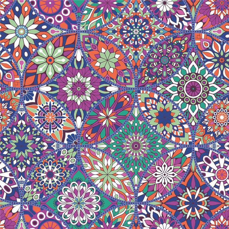POPLIN MILLE FLEUR ABSTRACT