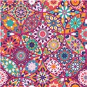 POPLIN MILLE FLEUR ABSTRACT