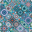 POPLIN MILLE FLEUR ABSTRACT