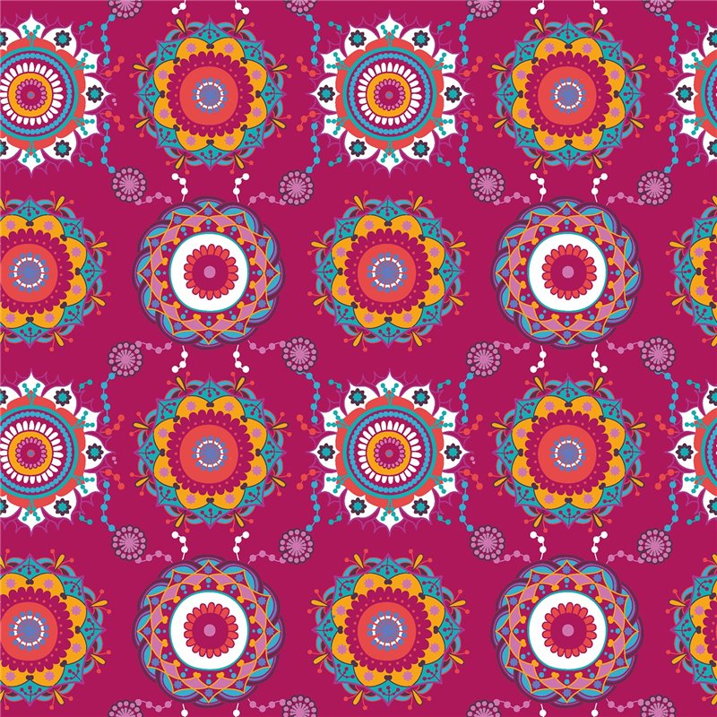 POPLIN MILLE FLEUR ABSTRACT