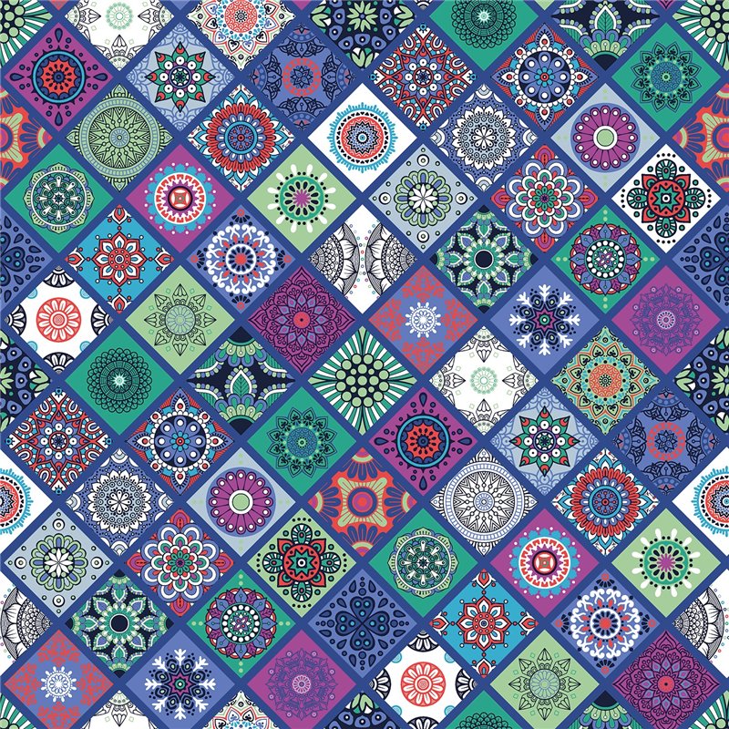 POPLIN MILLE FLEUR ABSTRACT