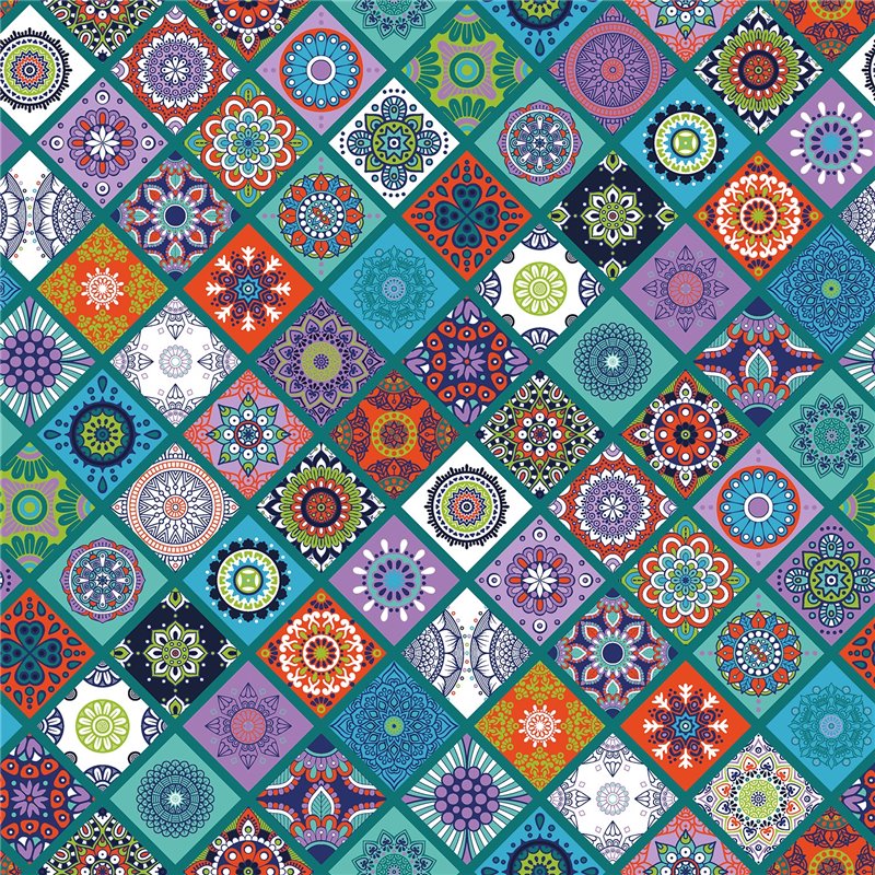 POPLIN MILLE FLEUR ABSTRACT