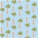 POPLIN MILLE FLEUR PALM TREES