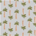 POPLIN MILLE FLEUR PALM TREES