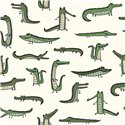POPLIN MILLE FLEUR CROCODILE