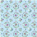 POPLIN MILLE FLEUR BIRDS