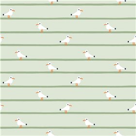 POPLIN MILLE FLEUR GULLS