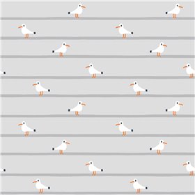 POPLIN MILLE FLEUR GULLS