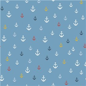 POPLIN MILLE FLEUR ANCHOR