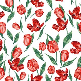 POPLIN MILLE FLEUR FLOWERS