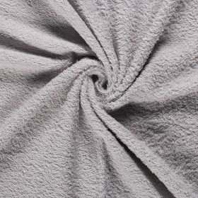 TERRY TOWELING LIGHT GREY