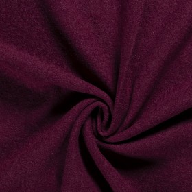 WOOL BOUCLE WINE RED