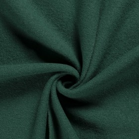 WOOL BOUCLE DARK GREEN