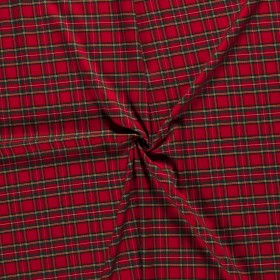 GABARDINE YARN DYED STRETCH CHECK 5200