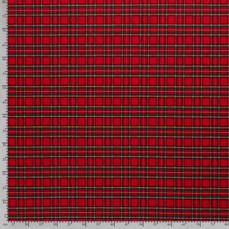 GABARDINE YARN DYED STRETCH CHECK 5200