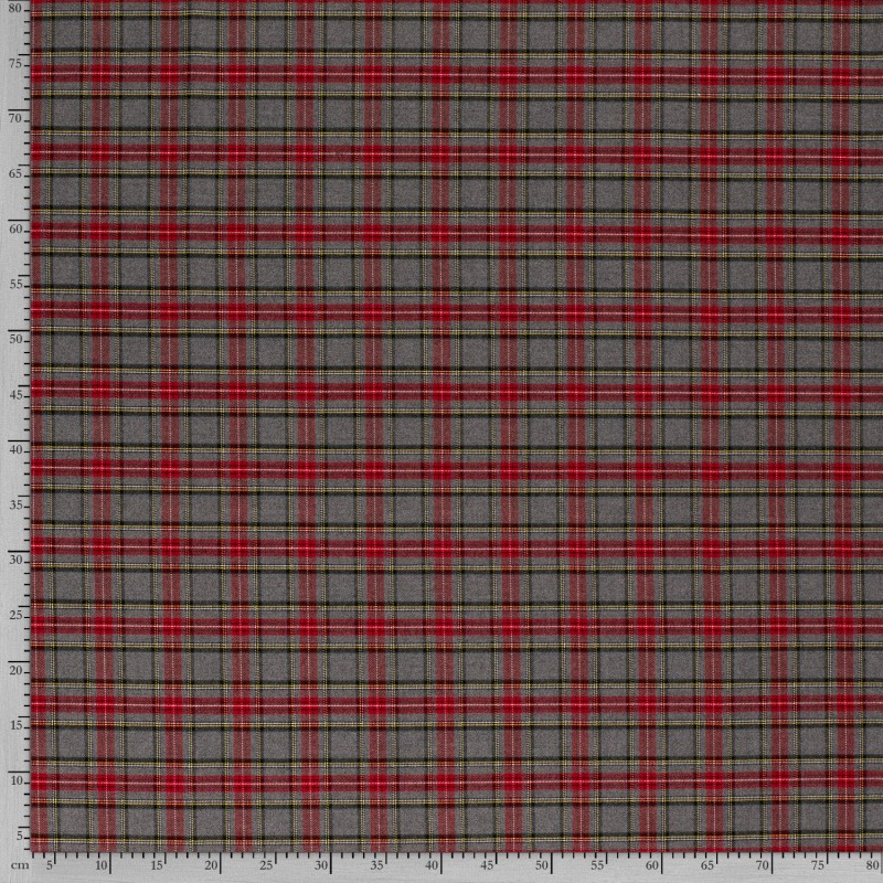 GABARDINE YARN DYED STRETCH CHECK 5200