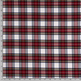 GABARDINE YARN DYED STRETCH CHECK 5201