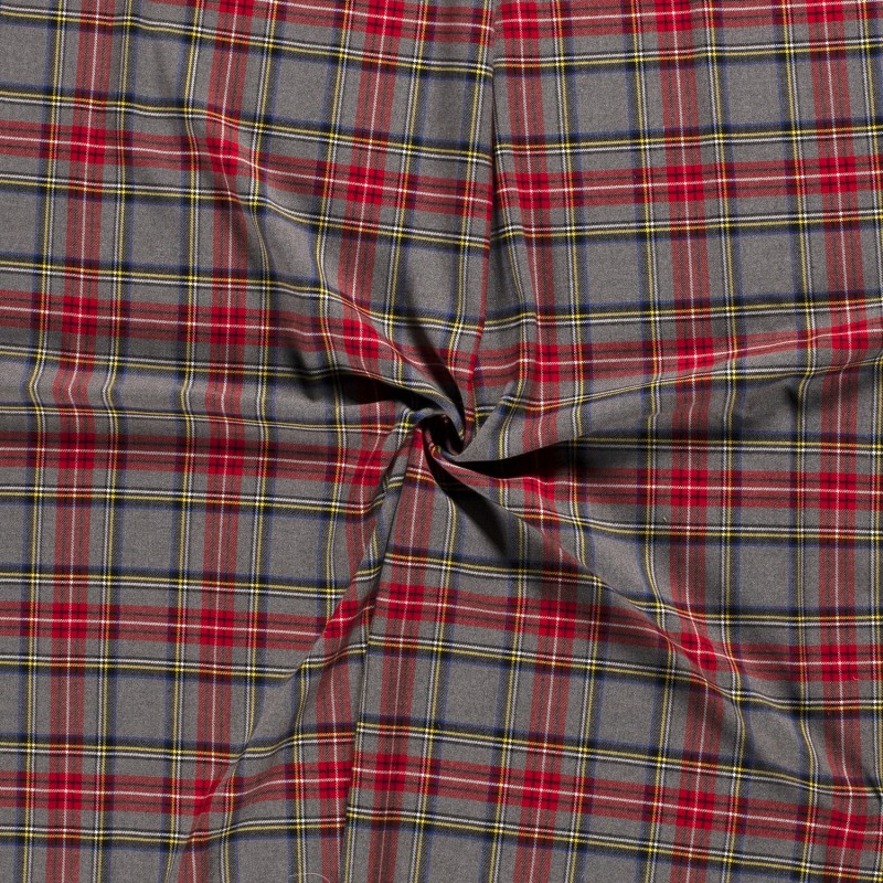 GABARDINE YARN DYED STRETCH CHECK 5201